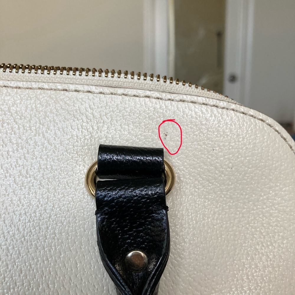 Kate Spade Two-Tone Black and Cream Berkeley Lane Rachelle large domed satchel - Picture 11 of 14